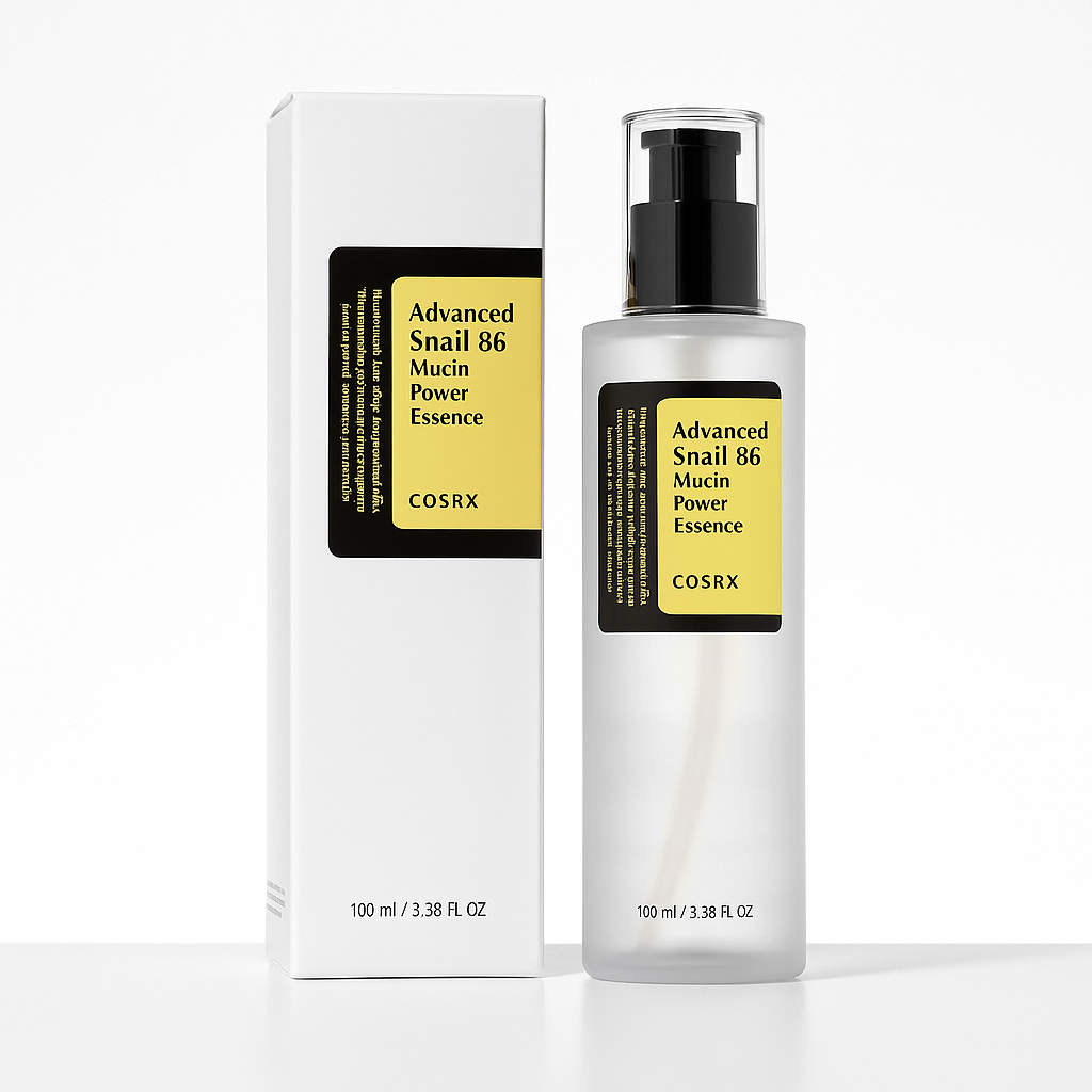 اسانس ترمیم‌کننده کوزارکس Advanced Snail 86 Mucin Power Essence به همراه جعبه سفید 100 میل