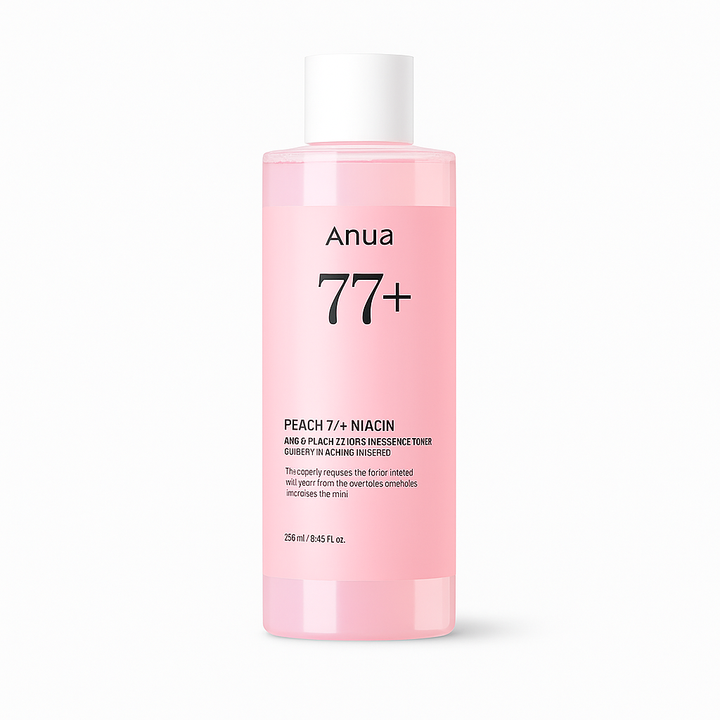 تونر صورت آنوا Anua Peach 77+ Niacin با بطری صورتی 256 میل