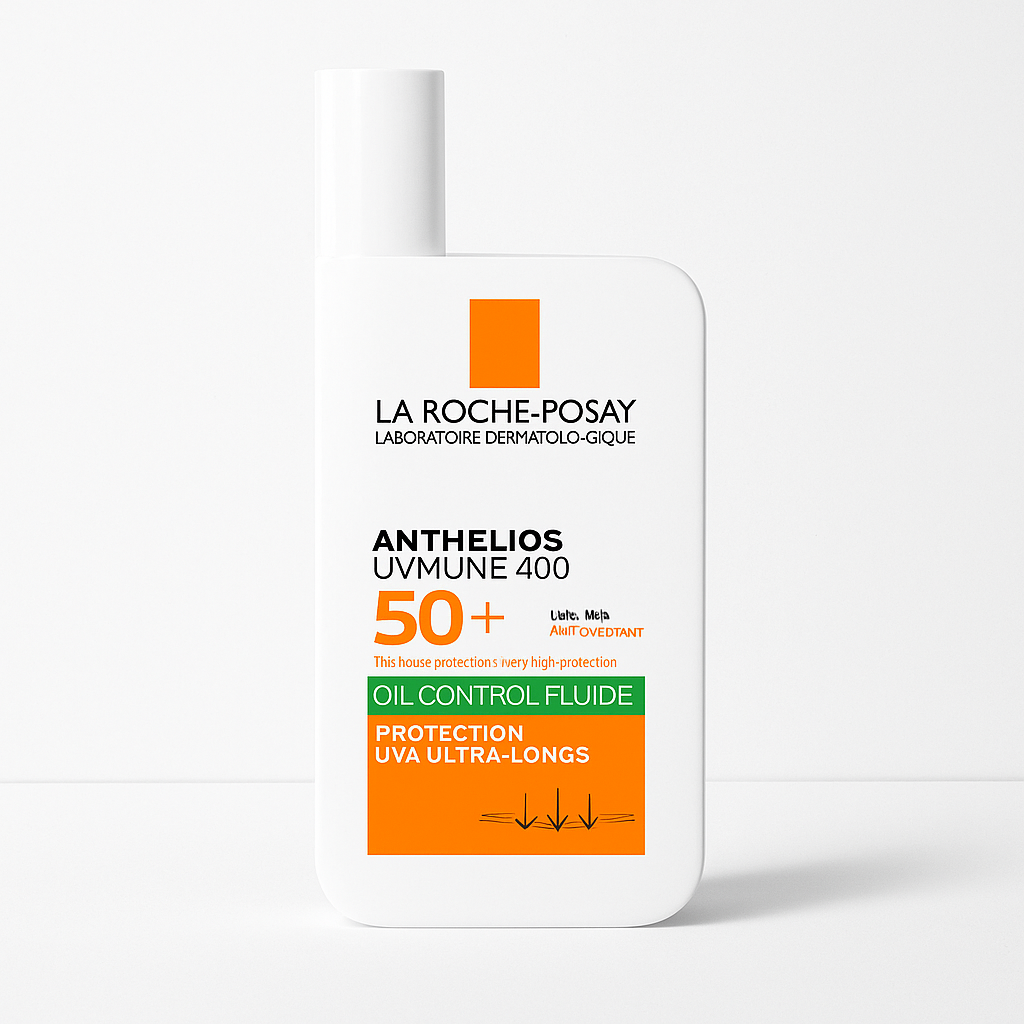 تصویر ضد آفتاب لاروش پوزای Anthelios UVMUNE 400 SPF 50+ مدل اویل کنترل مخصوص پوست چرب
