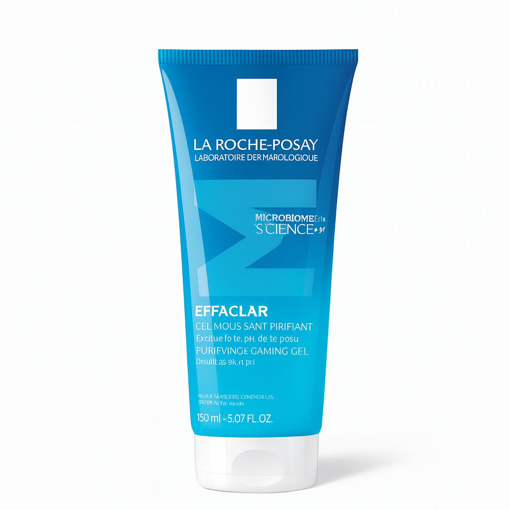 ژل شستشوی صورت لاروش پوزای افکلار مناسب پوست چرب و مستعد آکنه حجم 150 میل