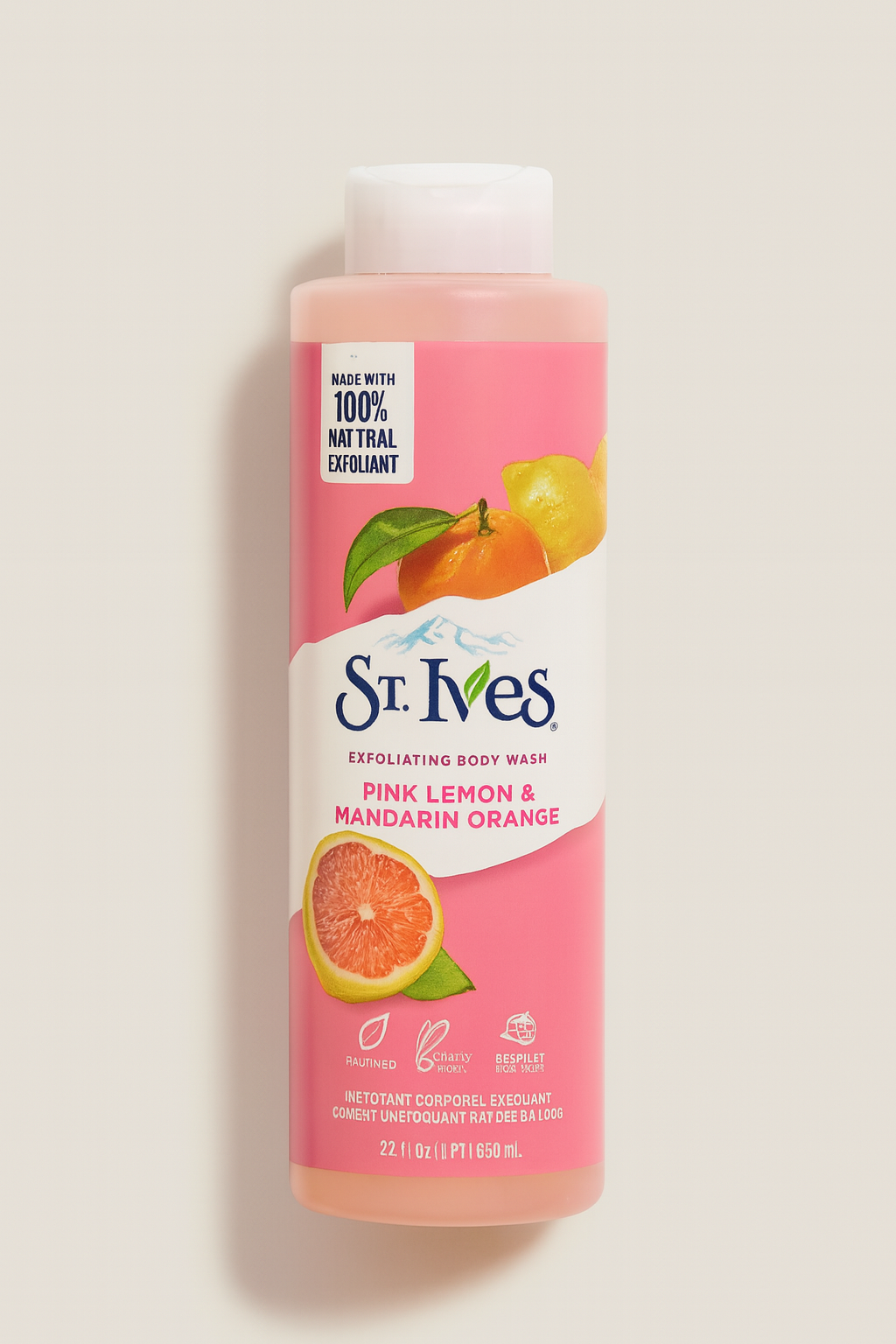 شاور ژل لایه‌بردار است ایوز حاوی نمک دریا و جلبک اقیانوسی برای پاکسازی و نرمی پوست