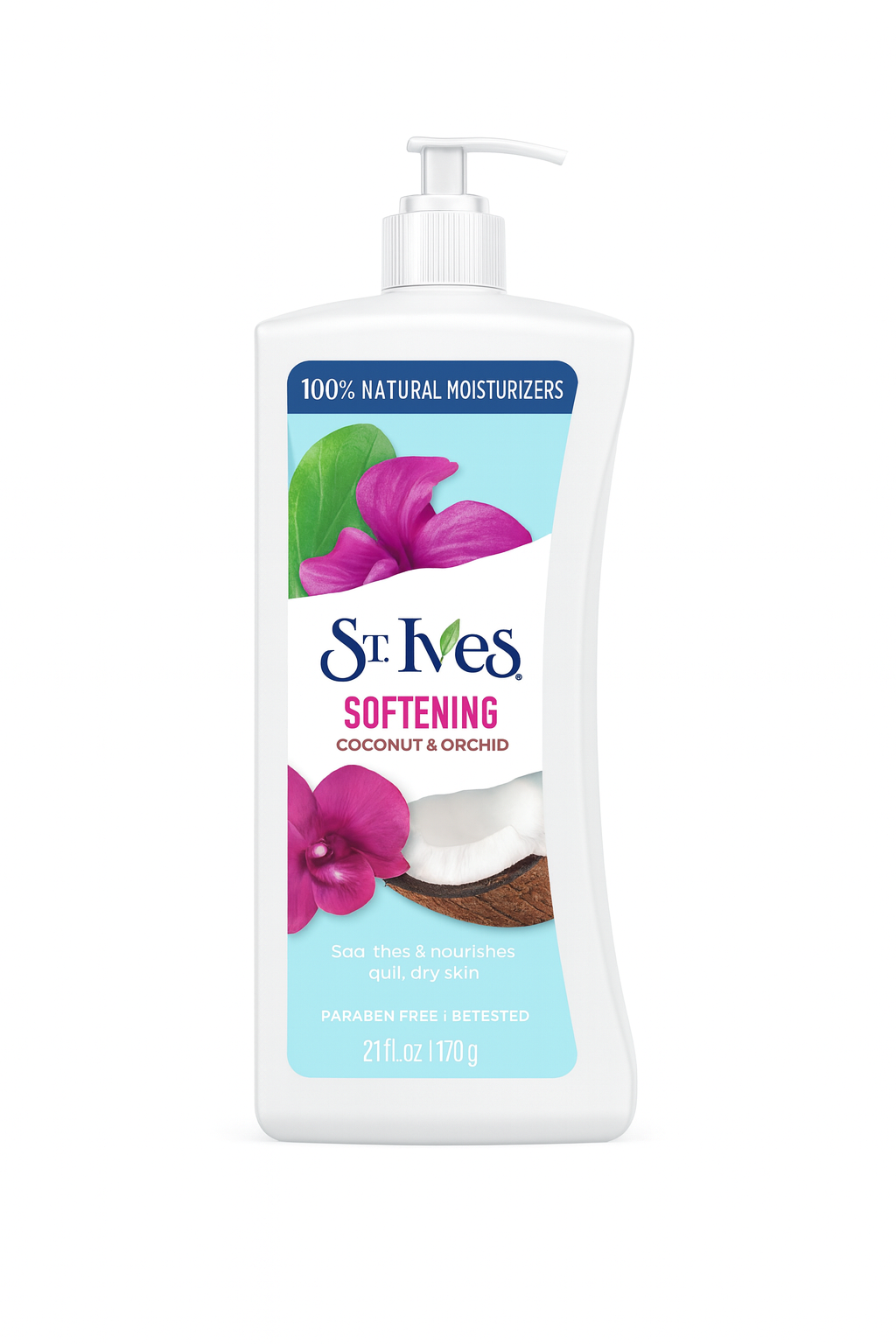 لوسیون بدن است.ایوز حاوی نارگیل و ارکیده نرم‌کننده و مرطوب‌کننده پوست