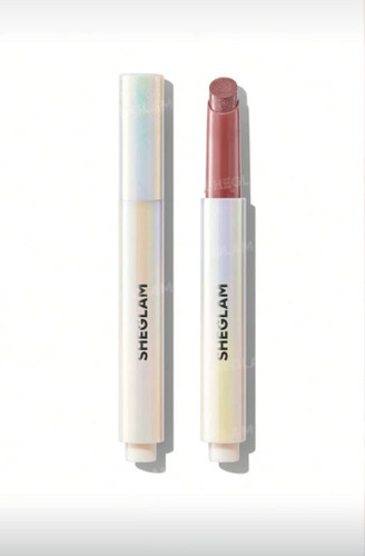 رژ لب شیگلم Pink Flamingo رنگ صورتی مرجانی براق با شاین نقرهای