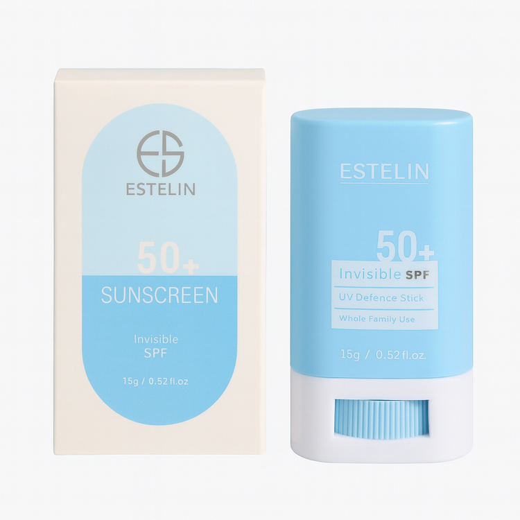 استیک ضد آفتاب استلین Invisible SPF 50+ بیرنگ مناسب انواع پوست