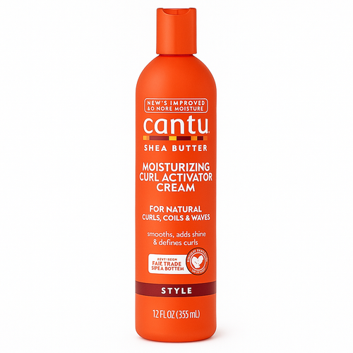 Cantu Moisturizing Curl Activator Cream – کرم آبرسان و تقویتکننده فر موهای خشک و مجعد حاوی شی باتر