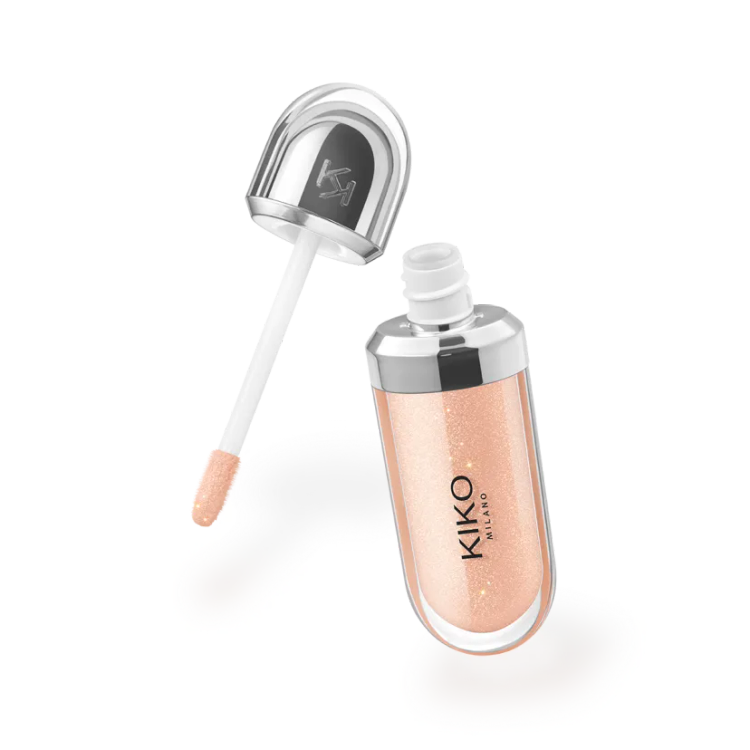 KIKO 3D Hydra Lip Gloss 02 Natural Beige – لیپگلاس کیکو میلانو رنگ نچرال بژ
