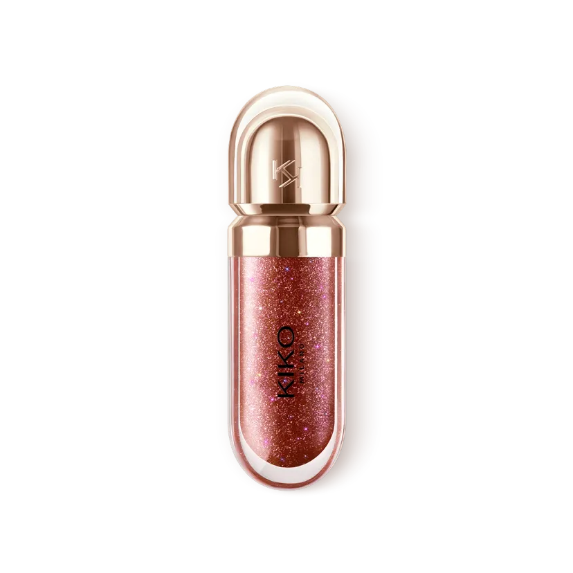 KIKO 3D Hydra Lip Gloss 44 Disruptive Brown – لیپ‌گلاس کیکو رنگ دیسراپتیو براون