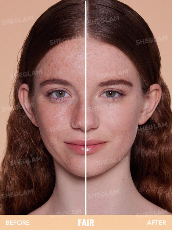 SHEGLAM Skin-Focus Powder Foundation Fair – پنکک اسکین فوکِس شیگلم رنگ فِیر