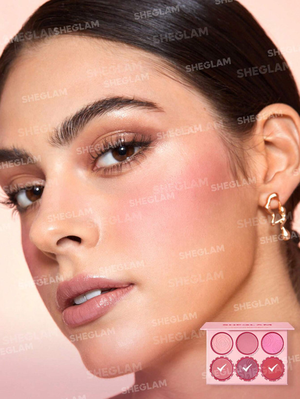 SHEGLAM Floral Flush Blush Palette Blushing Bouquet – پالت رژگونه شیگلم بلشینگ بوکه