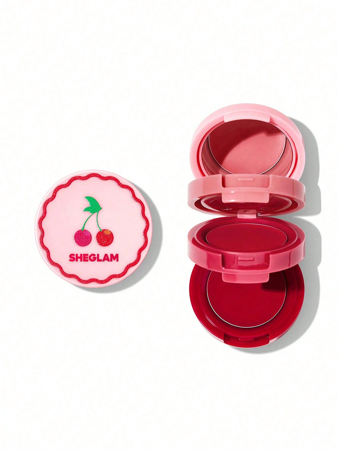 SHEGLAM Very Cherry Cream Stack Pink – رژگونه و لیپ کرمی شیگلم رنگ صورتی