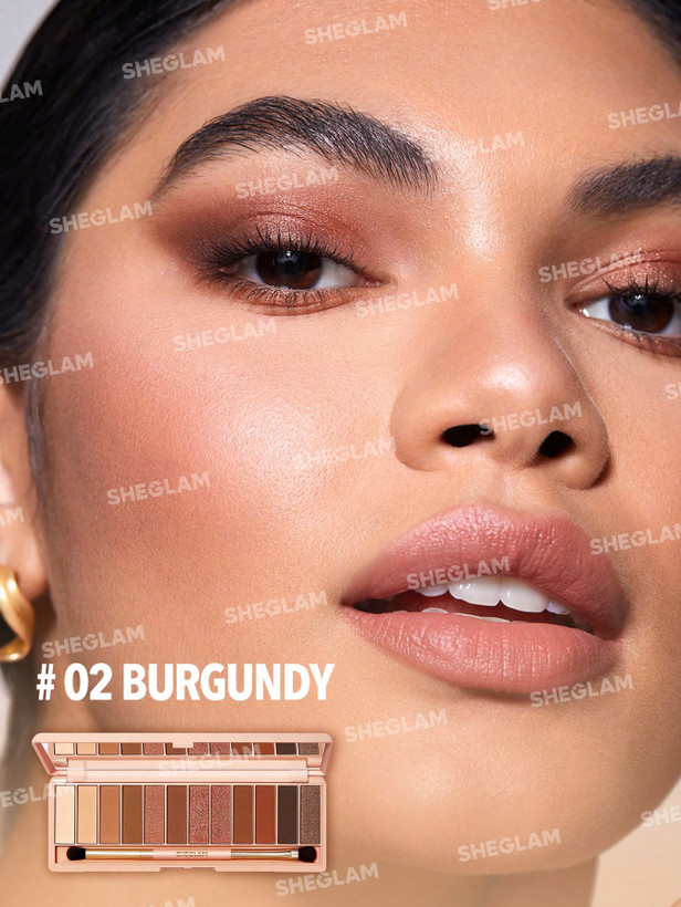 SHEGLAM Burgundy Eyeshadow Palette – پالت سایه چشم شیگلم بورگاندی
