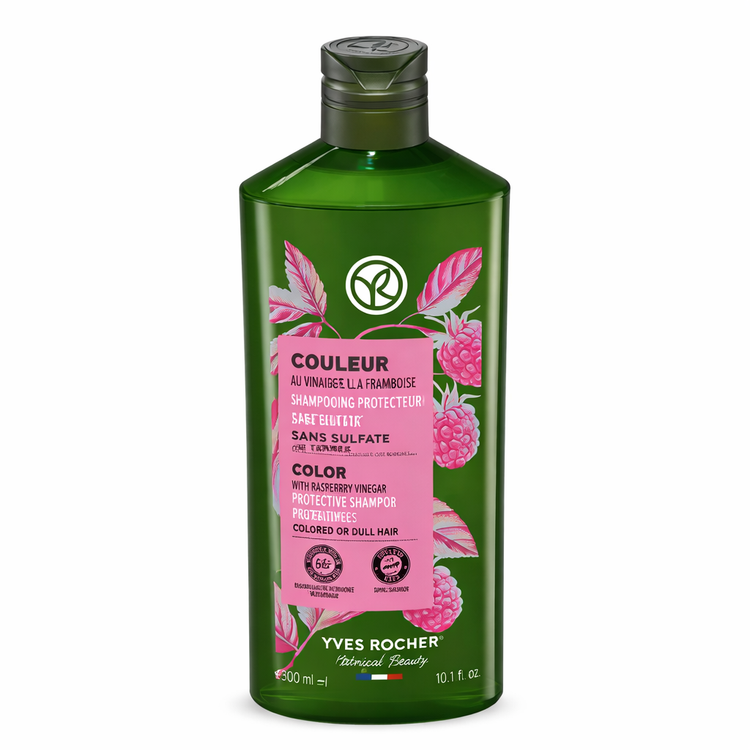 شامپو موهای رنگ شده ایوروشه Couleur بدون سولفات محافظ رنگ مو 300 میل