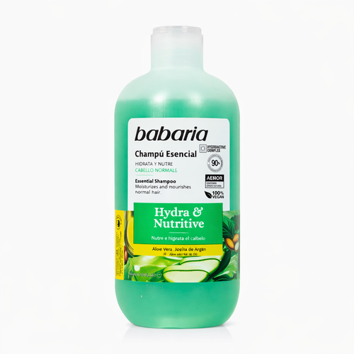 شامپو باباریا Hydra & Nutritive آبرسان و مغذی مو نرمال Babaria Essential Shampoo