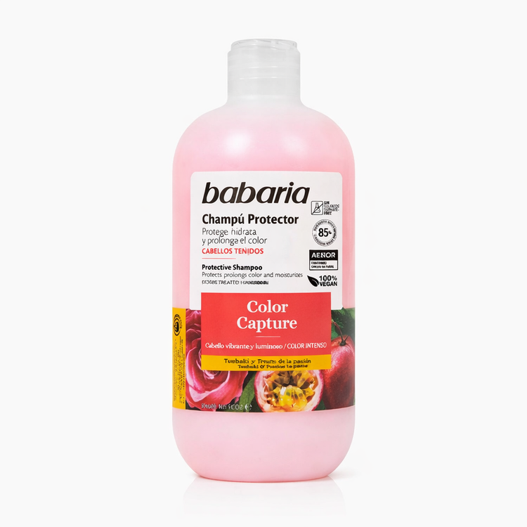 شامپو تثبیتکننده رنگ مو باباریا Color Capture مناسب موهای رنگ شده Babaria