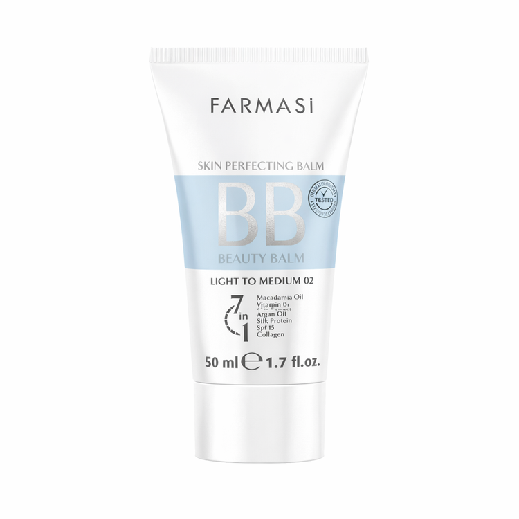 بی بی کرم فارماسی Farmasi BB Cream SPF15 اصل با پوشانندگی متوسط و آبرسان