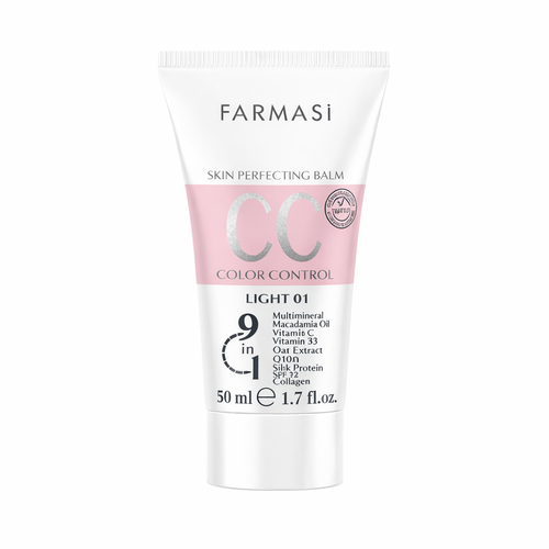 سی سی کرم فارماسی Farmasi CC Cream SPF25 اصل اصلاحکننده رنگ پوست با پوشانندگی طبیعی