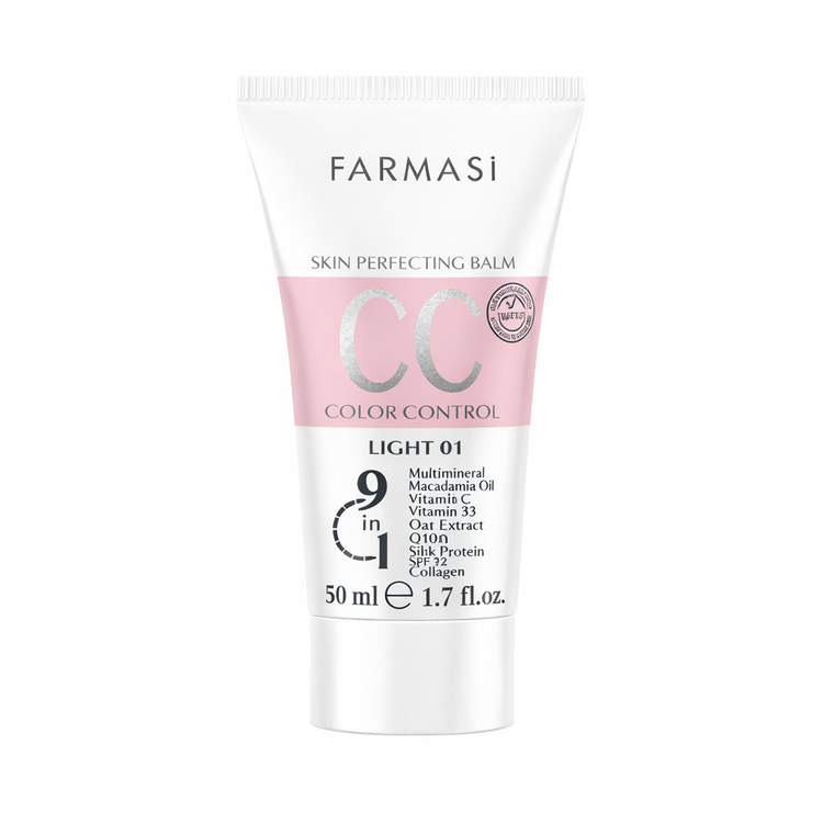 سی سی کرم فارماسی Farmasi CC Cream SPF25 اصل اصلاحکننده رنگ پوست با پوشانندگی طبیعی