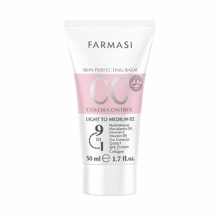 سی سی کرم فارماسی Farmasi CC Cream SPF25 اصل اصلاحکننده رنگ پوست با پوشانندگی طبیعی