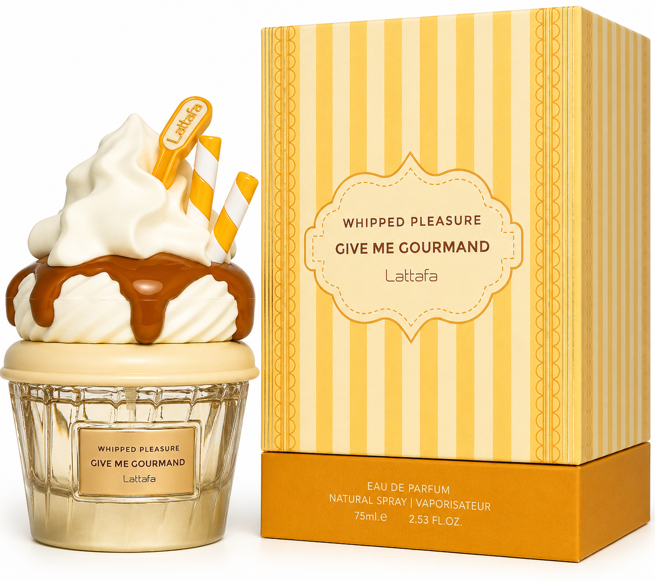 عطر زنانه لطافه مدل Whipped Pleasure Give Me Gourmand