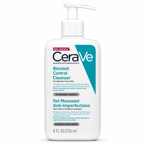 ژل شستشوی ضد جوش سراوی مدل Blemish Control حجم 236 میلیلیتر